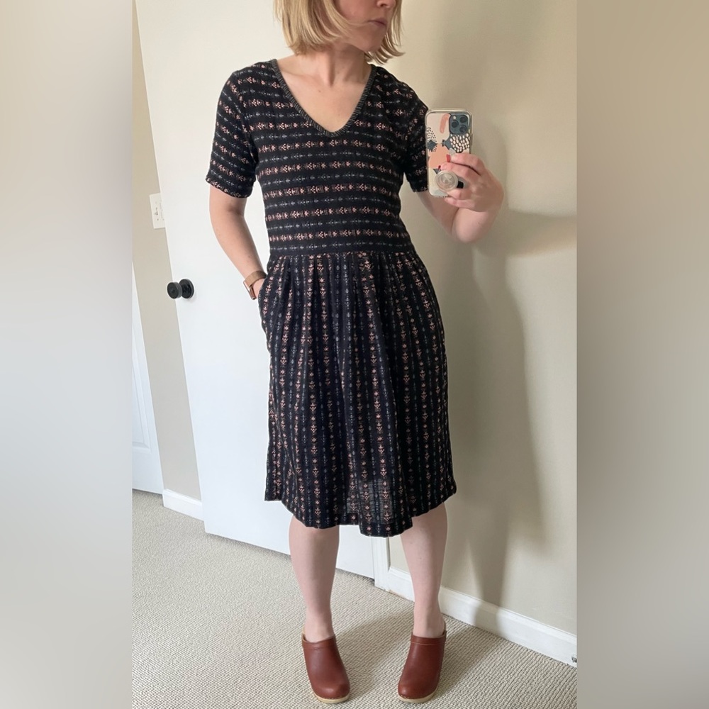Ace & Jig Gallery Dress in Onyx, Size XS